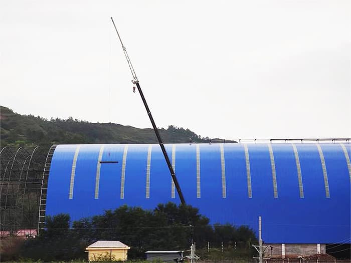 湖北煤棚网架工程