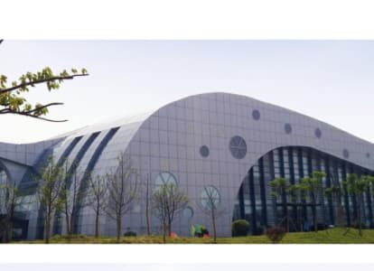 湖北会议中心外景网架工程